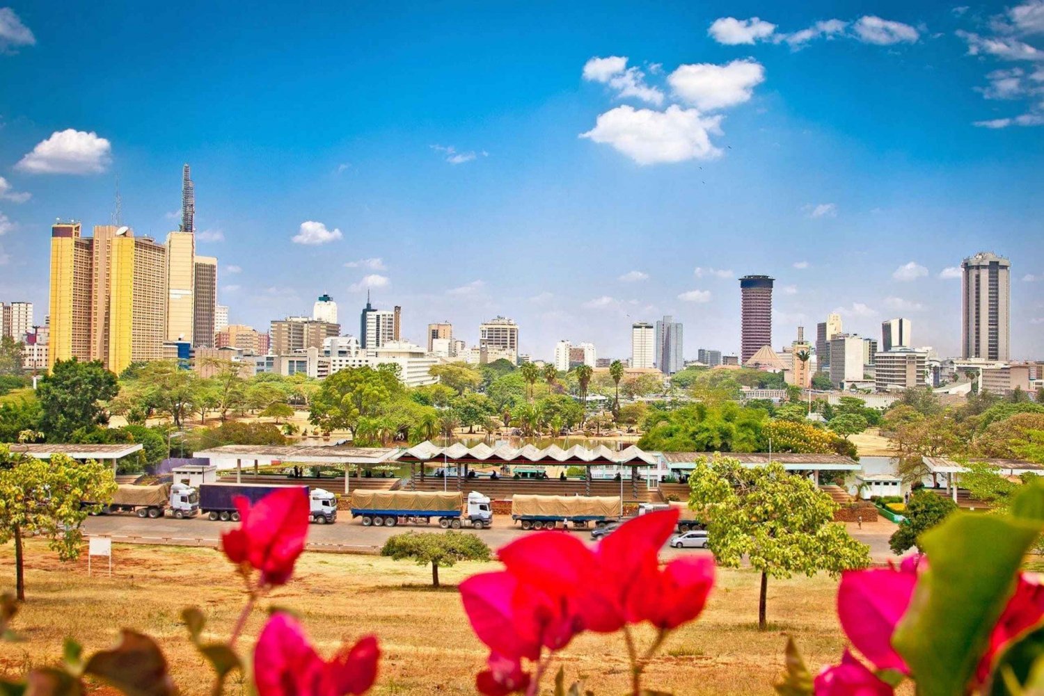 Nairobin kaupunkikierros.