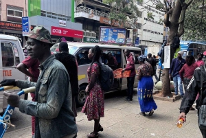 Nairobin keskusta ja kävelykierros kaupungissa