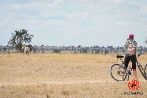 Nairobi: Guided Wildlife Cycling Safari with Transfer & meal