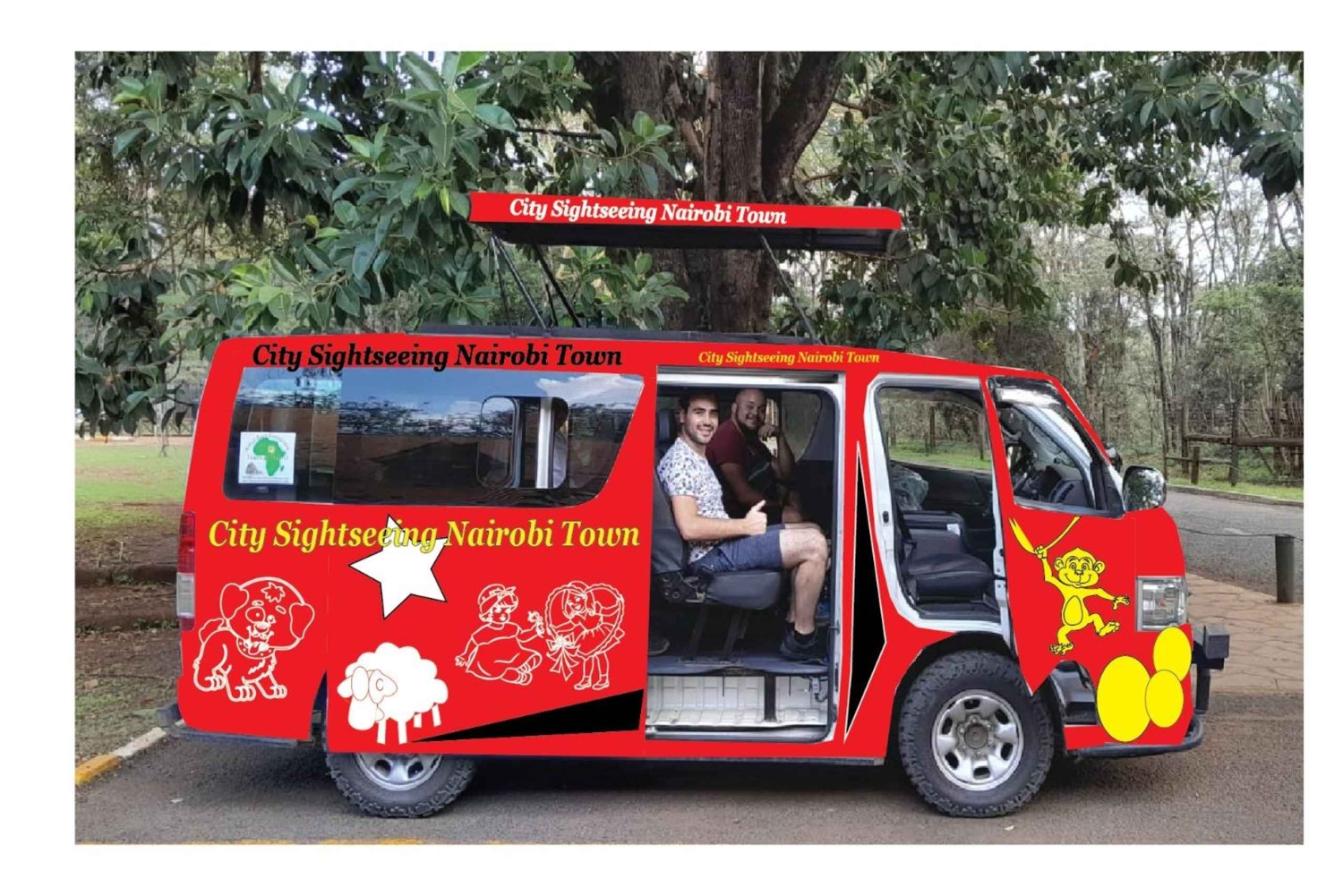 Nairobi : Hop on Hop off et visite des collections du marché Maasai