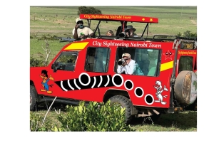 Nairobi : Hop on Hop off et visite des collections du marché Maasai