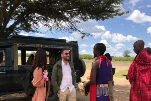 From Nairobi to Masai Mara Reserve & Village visit Day trip
