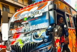 Nairobi: Matatu-kulturtur med musik, konst och gatuvibbar