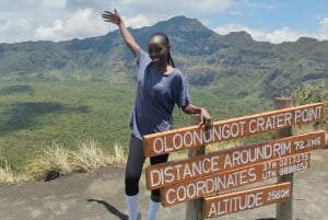 Nairobi: Tagestour zum Mount Longonot mit Radfahren und Wandern
