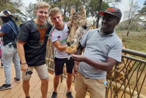 Nairobi national park,David sheldrick, Giraffe center
