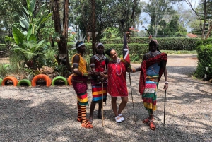 Nairobi; Nationaal Park, Olifantenreservaat en Giraffencentrum.