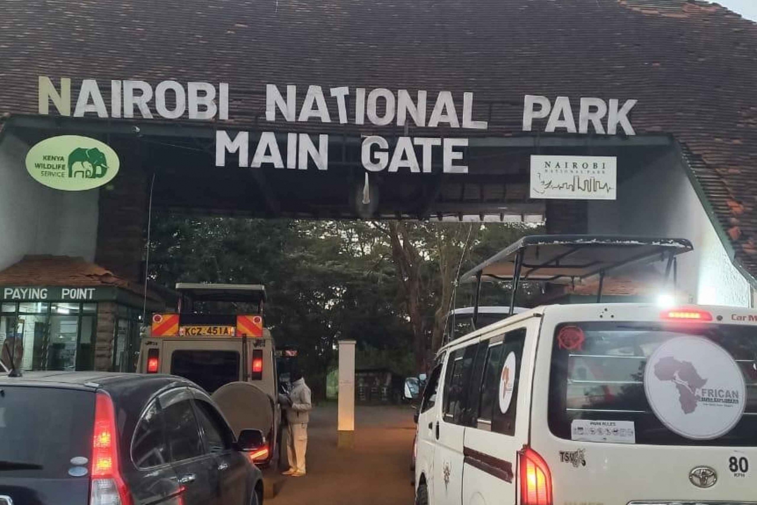 Nairobi national park game drive