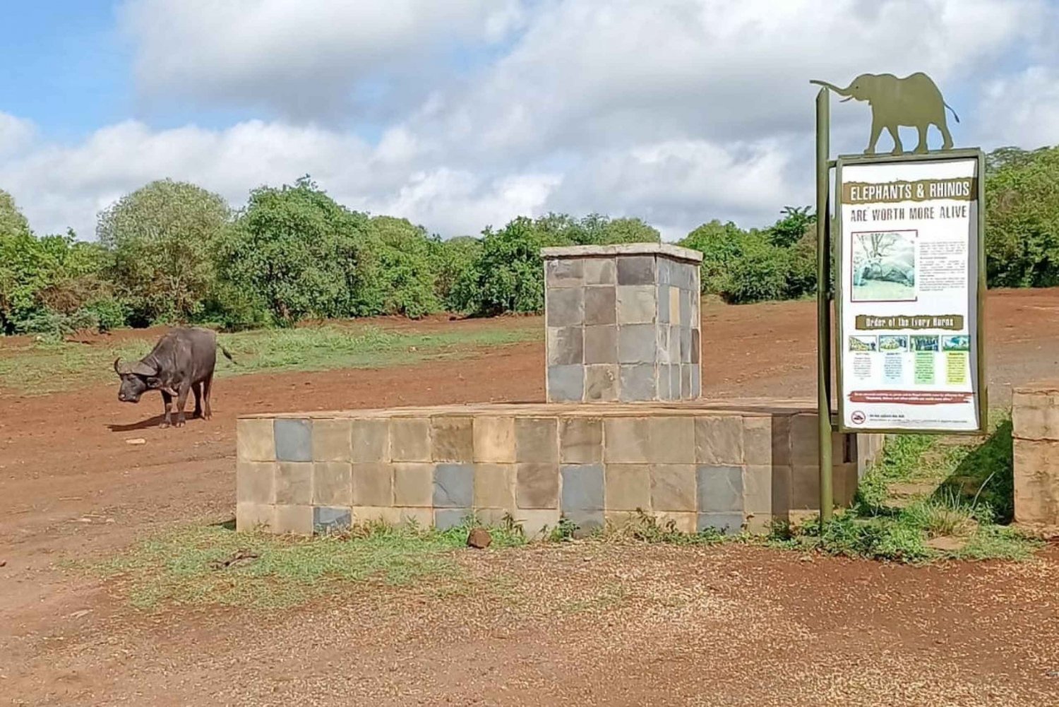 Nairobi-Nationalpark, Giraffenzentrum und Bomas in Kenia.