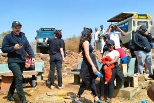 Nairobin kansallispuisto: avoimella peltikattoisella jeepillä