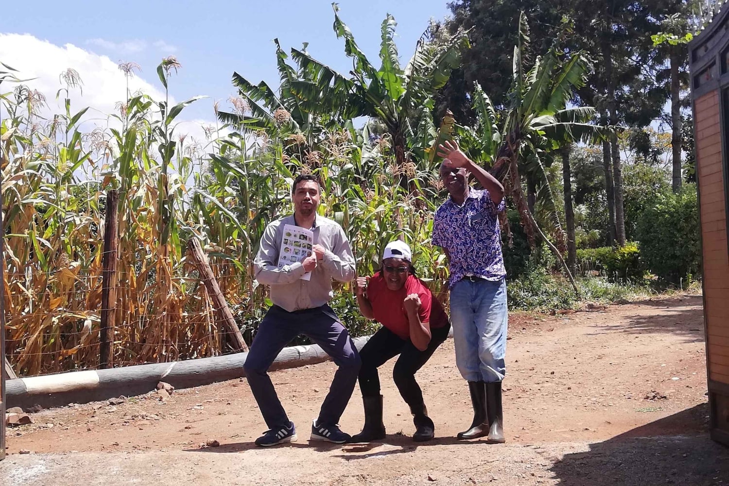 Nairobi: Besök på teodling och workshop om tebearbetning.