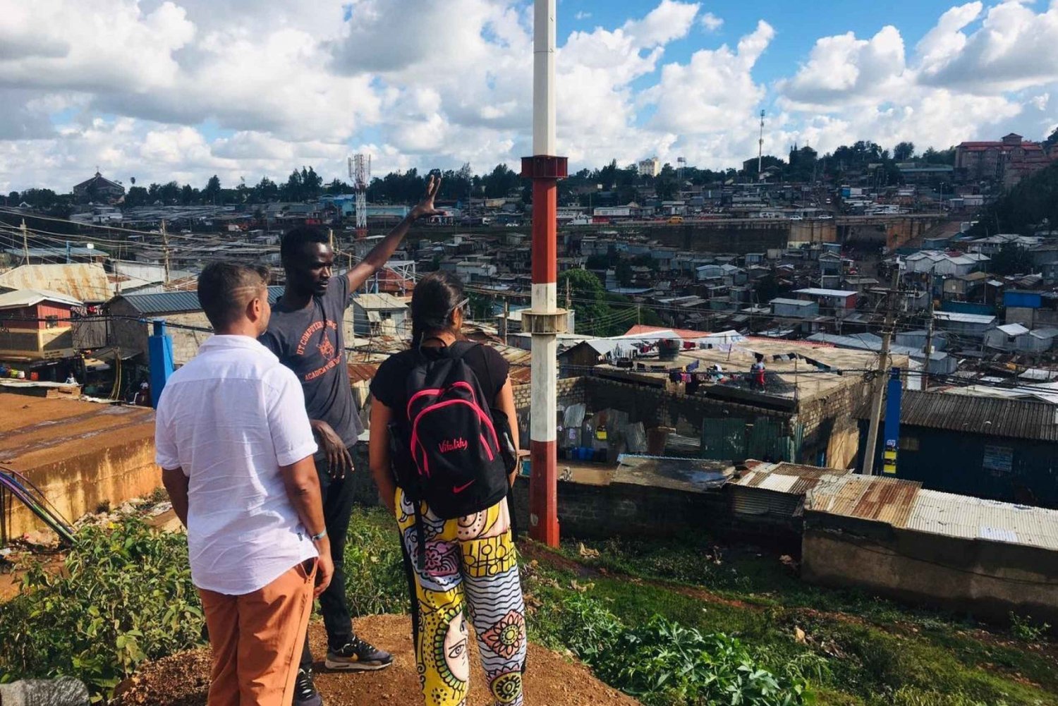 omvisning i den pulserende slummen i Kibera