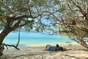 Cruzeiro de dia inteiro em Ang Thong com pôr do sol no barco Red Baron