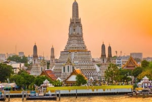 Bangkok: Principais atrações e visita guiada ao mercado flutuante