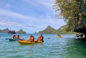 Depuis Koh Pha Ngan : Excursion d'une journée à Ang Thong avec kayak et déjeuner