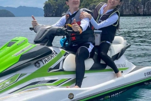 From Koh Samui: 3/4 Hours Jet Ski Tour with Snorkel & Beach