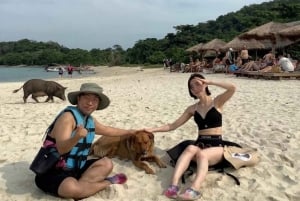 From Koh Samui: Party Boat to Koh Mudsum w/ Buffet