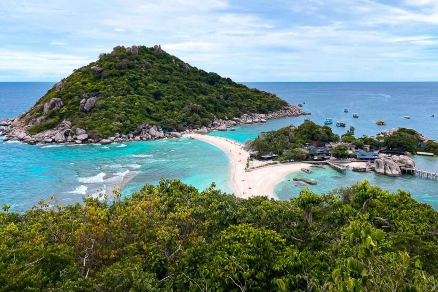 From Koh Samui: Private Speedboat Tour to Koh Tao & Nangyuan