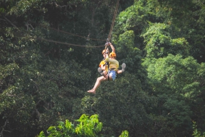 Van Koh Samui: Tree Bridge Zipline en Café Experience