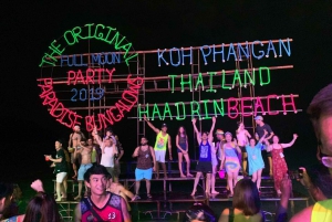 From Koh Samui: Van and Speedboat Full Moon Party Transfer