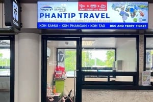 URT-lentokentältä: Jaettu kuljetus Koh Samuihin/Koh Phanganiin