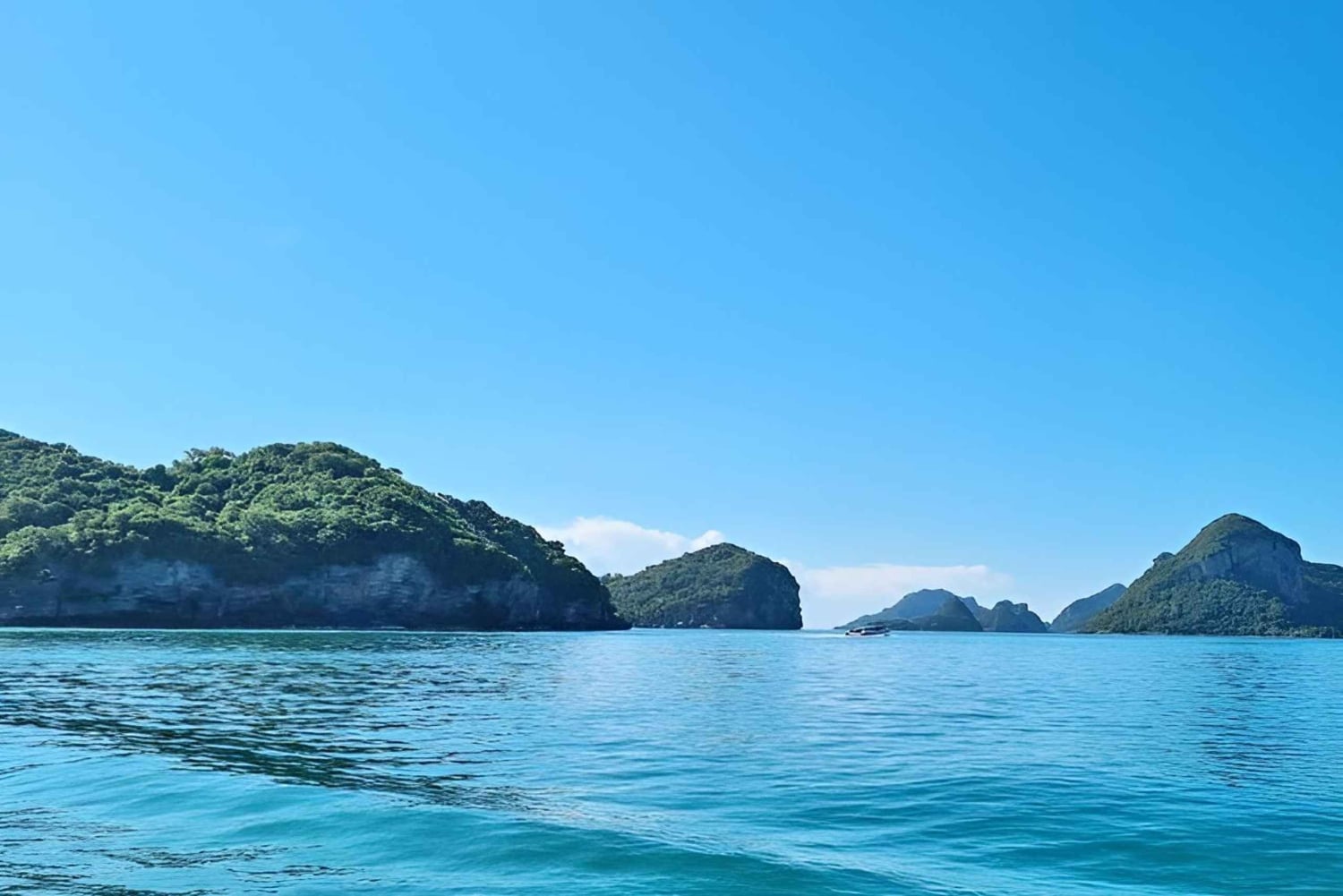 Экскурсия на парусной лодке на целый день в морской парк Ангтонг