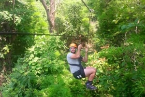 Ko Samui: Tree Bridge Jungle Zipline en Waterval Avontuur