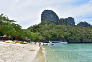 Koh Phangan: Angthong Emerald Waters & kajakpaddling med motorbåt