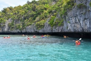 Koh Phangan: Angthong Emerald Waters & kajakken per speedboot