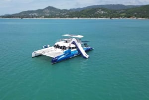 Koh Phangan: día completo en un catamarán de lujo