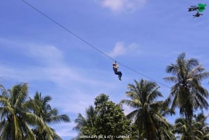 Koh Samui: esperienza in quad e zipline con trasferimento