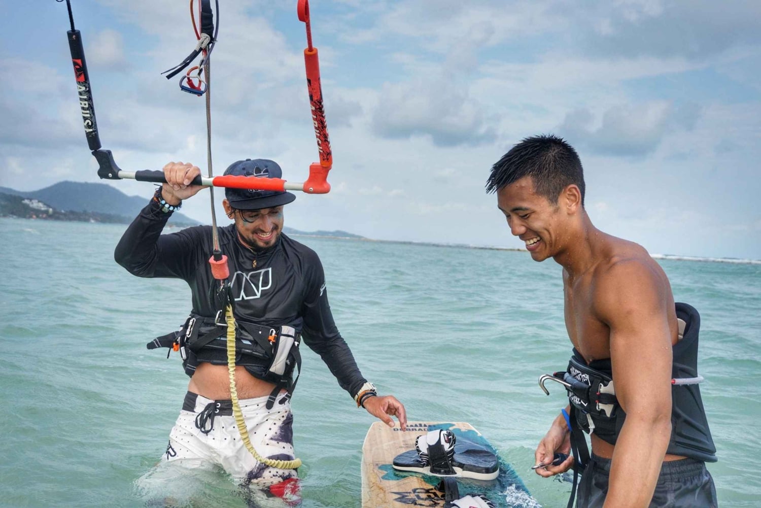 Koh Samui: Kitesurfing-lektioner ved stranden med professionelle instruktører