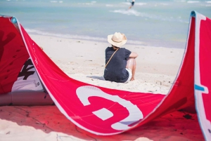 Koh Samui: Kitesurfing-lektioner ved stranden med professionelle instruktører