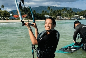 Koh Samui: Kitesurfing-lektioner ved stranden med professionelle instruktører