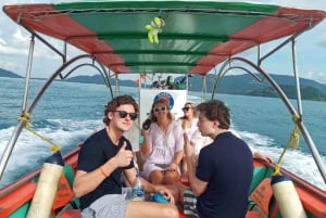 Excursión en barco de cola larga por la Isla del Coral y del Cerdo en grupo reducido