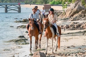 Passeios a cavalo e trilhas na praia em Koh Samui