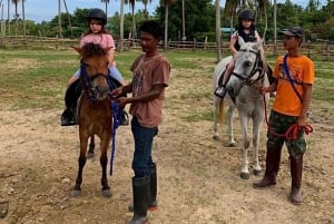 Passeios a cavalo e trilhas na praia em Koh Samui