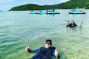 サムイ島ジェットスキー・サファリ、ブタとバージン諸島へのシュノーケリング