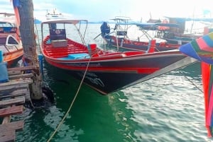 Koh Samui: Koh Madsum ja Koh Tan yksityisellä longtail-veneellä.