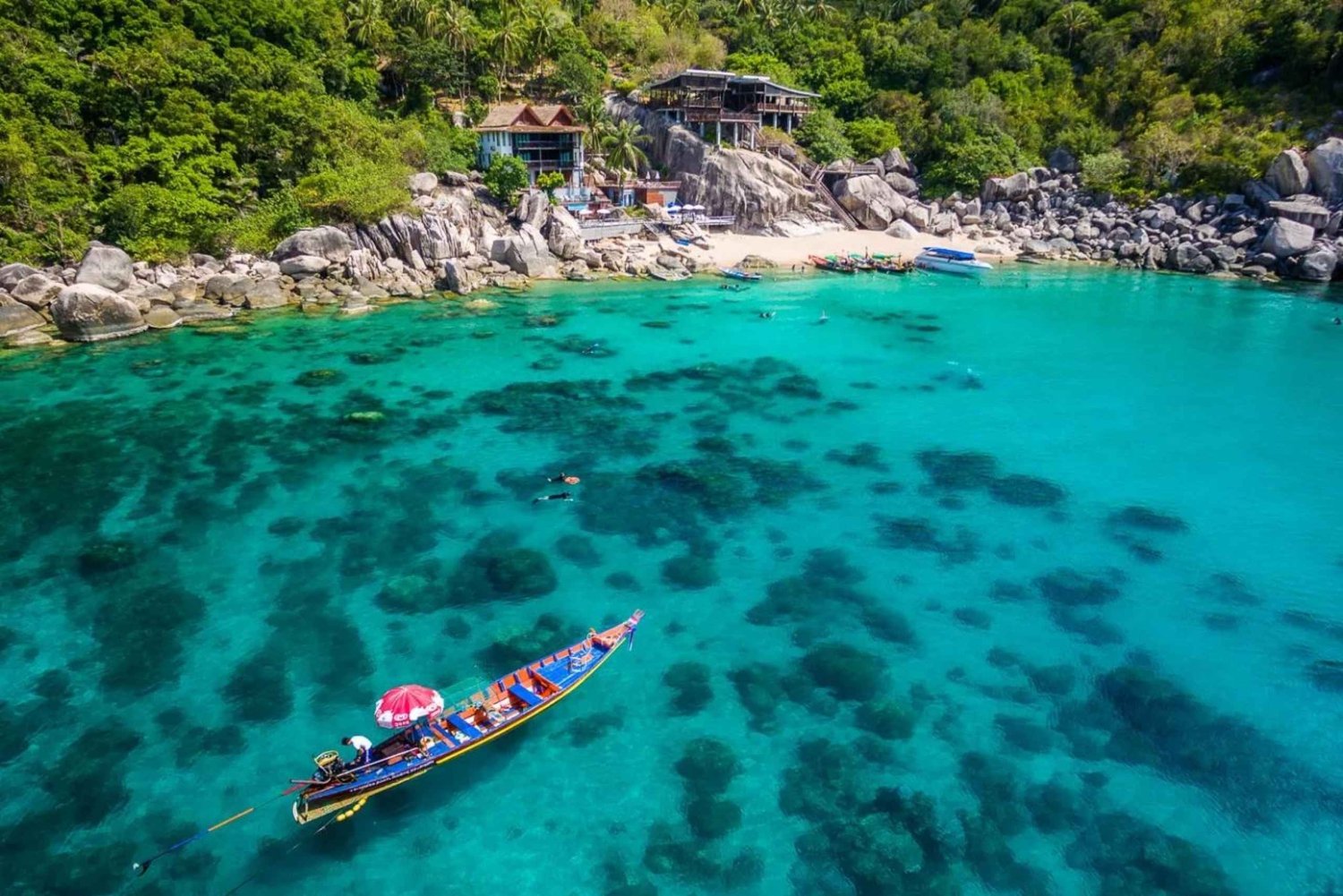 Koh Samui: Koh Tao and Koh Nang Yuan Speedboat Join Tour
