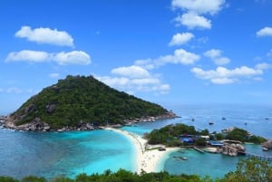 Koh Samui: Koh Tao and Koh Nang Yuan Speedboat Join Tour