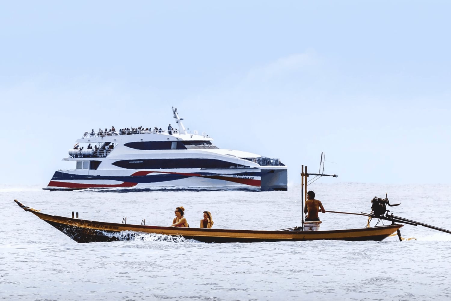 サムイ島：カタマラン船で行くタオ島とナンユアン島シュノーケリングツアー