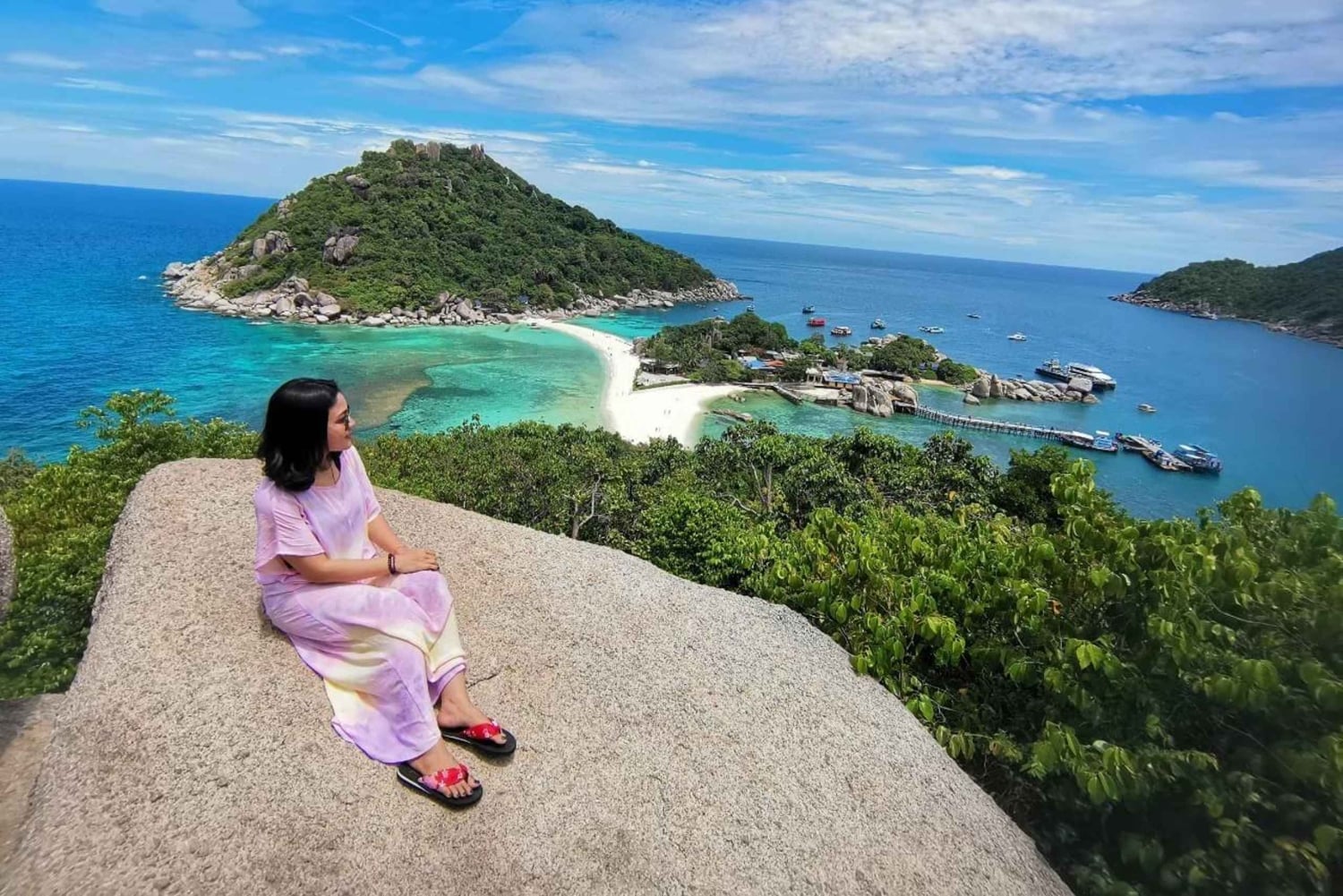 Koh Samui: Koh Tao & Koh Nang Yuan Snorkel Trip with Lunch