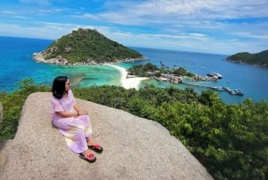 Koh Samui: Koh Tao & Koh Nang Yuan Snorkel Trip with Lunch