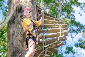 Koh Samui: Samui Zipline avontuur en ophaalservice vanaf je hotel