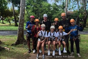 Koh Samui: Samui Zipline Adventure with Transfer service