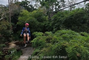 Koh Samui: Samui Zipline Adventure with Transfer service