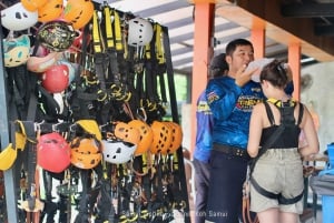Koh Samui: Samui Zipline Adventure with Transfer service