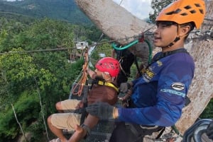 Koh Samui: Samui Zipline Adventure with Transfer service