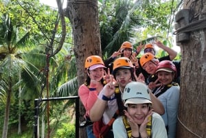 Koh Samui: Samui Zipline Adventure kuljetuspalvelun kanssa