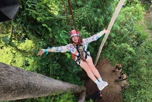 Koh Samui: Samui Zipline Adventure kuljetuspalvelun kanssa